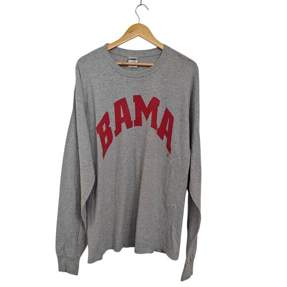 Gildan Other - Alabama Crimson Tide Long Sleeve Gray Graphic Tee Shirt XL NCAA College